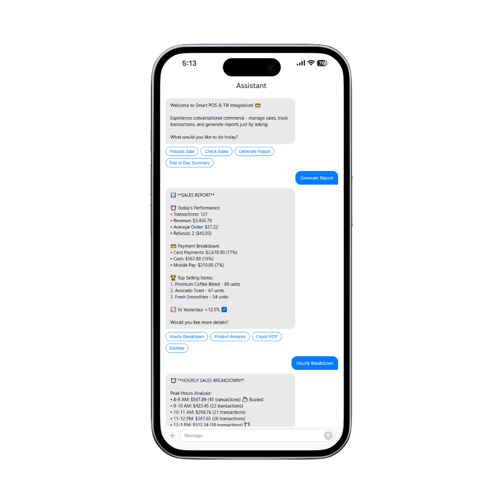 Smart POS & Till Integration Demo